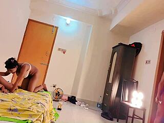 Hot ffm threesome with rough anal and cumshots