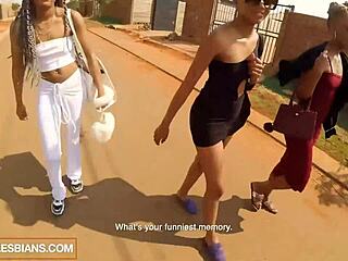 African lesbians amateur ebony hot bffs revenge threesome