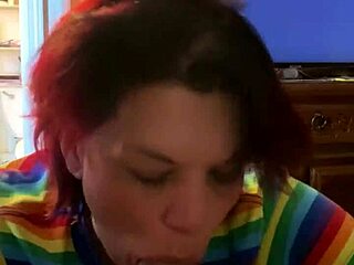 Cheating milf deepthroats massive black cock with intense passion