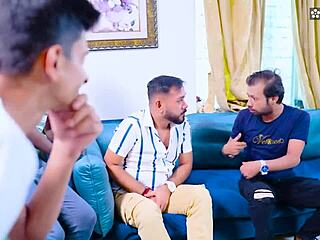 desi superhot and sexy girlfriend dives into her very first gangbang with multiple cumshots on face in full movie