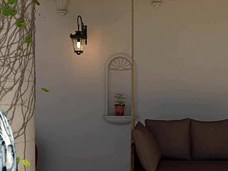 Amateur teen takes bold leap of faith with small tits exposed