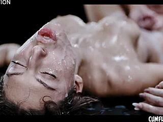 Horny Fanta Sie Begs Steve for More Cumflation After Dripping Cumshot and Creampie Action