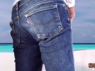 What if you jerked off in a sexy bikini during outdoor handjob fun