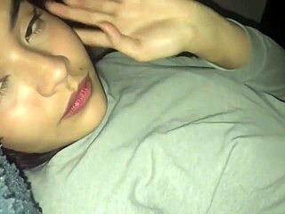 Whoa, real homemade hard sex with this horny Latina babe riding and sucking wildly! 🔥😈