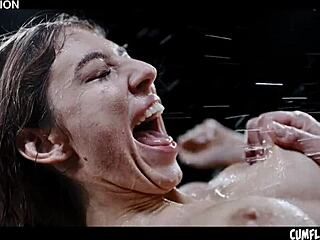 Horny Fanta Sie Begs Steve for More Cumflation After Dripping Cumshot and Creampie Action