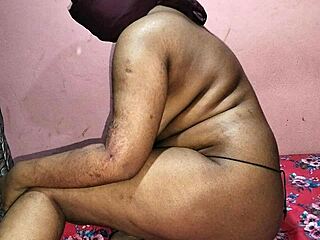 Newly married big tits bhabi gets fucked doggystyle by servant in bent over amateur action after wedding.