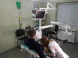 Oh Wow, Fucked Doctor Doggystyle In Office During Appointment Then Cowgirl And Blowjob On Knees With Facial Cumshot!