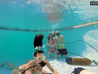 Couple Films Couple Eva Sasalka And Jason Underwater Fucking!