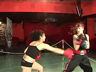 Hey Sheila Stone, wanna dive into Natasha Kiss's wet pussy in the ring?