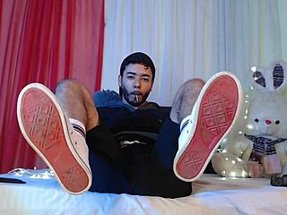 i get home from my workout and since i'm alone, i decide to masturbate really good and slow.