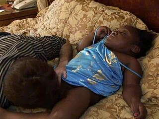 Black Midget With Big Tits And Nipples Delivers Super Hot Blowjobs