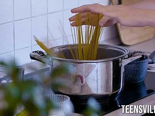 threesome surprise with anny aurora nikki fox and kristof cale in petite pov action