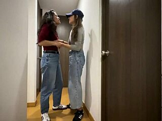 Hey, check out these hot Colombian babes diving into some steamy lesbian fetish action with scissoring and pussy licking.