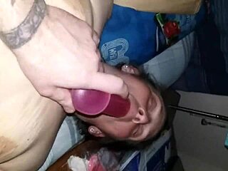 Why watch when homemade couple enjoys double penetration with dildo in sexy wife fucking