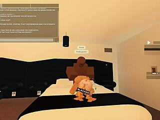 blonde petite whore takes big black cock rough in anal doggystyle and riding