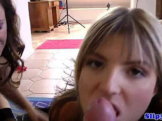 British Teen 18+ And Classy Milf Fingering And Blowing Old Man