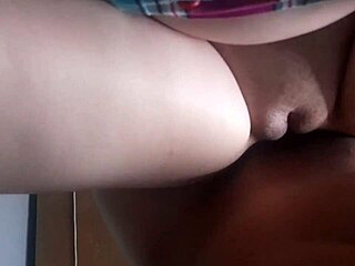 Found her in the bathroom and things heated up quickly at home