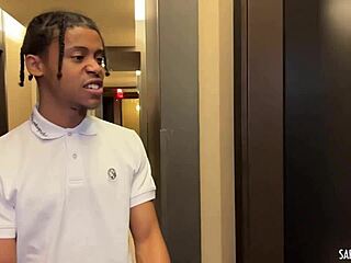 oh sara jay, lucky lil d just came all over your big tits