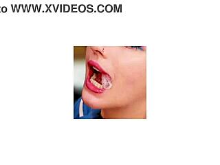 18 year old ellie shou plays with herself in uniform