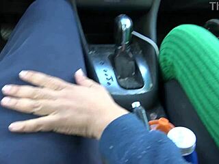 amateur mature gives virgin teen a handjob for his 18th birthday in car