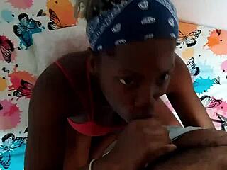 Why does sucking your big black cock make me so horny and wet, master?