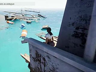 Every dick on this island has to plunge into that tight wet pussy in this 3D hentai game.