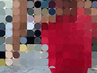 whoa, this wife is flashing without panties in public on the street 😏