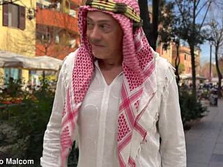 European redhead with natural tits boldly takes big cock in rough anal during Italian casting interview with rimjob and cum swallow