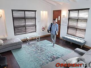 Untie This Petite Teen for Intense Sucking and Rough Fucking!