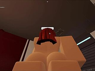 futa dominates and fucks slut hard in roblox condo game