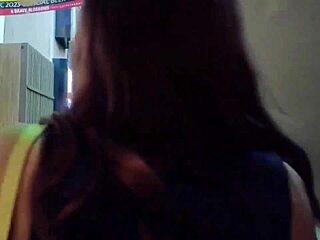 Big ass asian femboy takes pov anal doggystyle with intense blowjob action