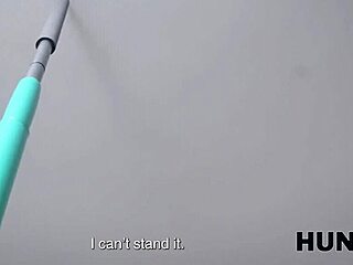 Whoa, hot russian whore Novella Night fucks landlord while her gf watches all holes! 😈🍑