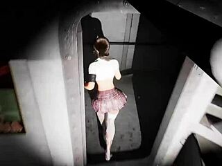 Every dick on this island has to plunge into that tight wet pussy in this 3D hentai game.