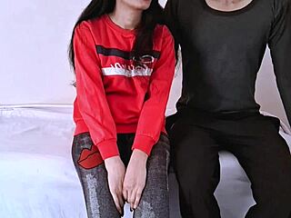 Indian babe with tight wet pussy gets fucked hard by big cock in close-up squirting creampie action