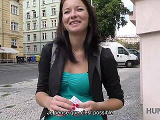 hunt4k tells story of young european couple needing cash so teen pickup leads to public outdoor fucking for money