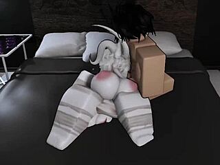 Breeding Roblox Demon Slut in Condo with Monster Cock