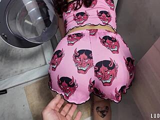 Help I Am Stuck Woman Stuck In Laundry