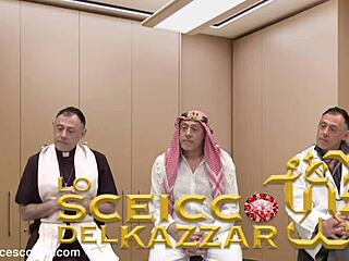 European redhead with natural tits boldly takes big cock in rough anal during Italian casting interview with rimjob and cum swallow