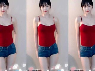 Sexy Chinese Girl Dancing Up And Down With Cute Small Tits On Display