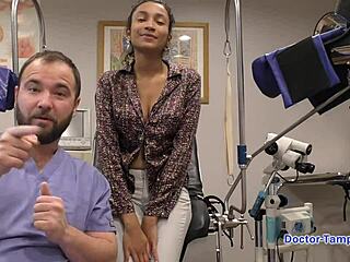 oh man, dr tampa's smuggling inc gets wild with miss mars in handcuffs and latex gloves