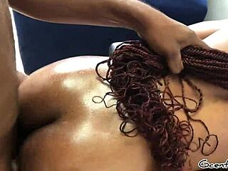 Hey, check this muscular babe getting bent over in doggystyle with moans and tight pussy orgasms! 🔥💦