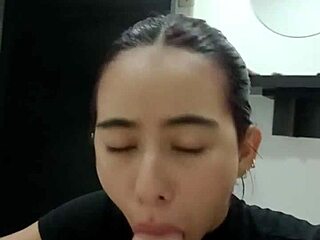 hot guy invites curvy latina for passionate oral sex and big tits blowjob until cum