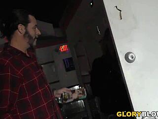 Petite blonde teen Hannah Hays craves massive black cock at gloryhole