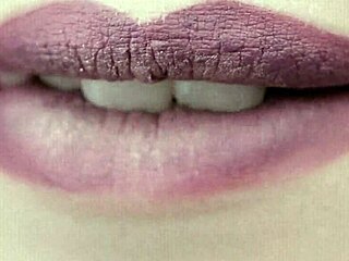 detailed close up exploration of beautiful babe's lips in a simple fetish style presentation without any added elements or actions for pure focus