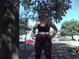 coach, you delight me so much that you're banging me hard in this quickie doggystyle session