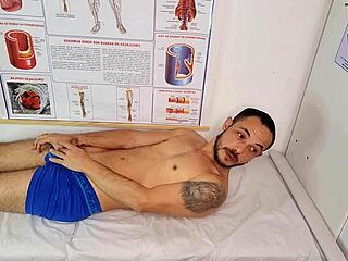 Hey, what if this naughty nurse makes the patient's cock super hard with her big ass and wet pussy? Can she handle his monster cock in rough fucking at the hospital?