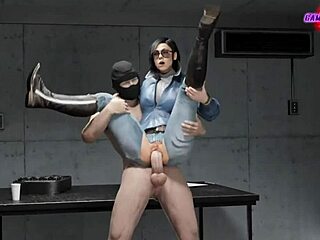 Watch Helen Park in big ass footjob compilation with sounds