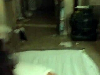 Pornnapplepie visits again but old man calls interrupting the cheating wife during sloppy deepthroat blowjob and gagging on big cock while on phone in homemade milf scene.