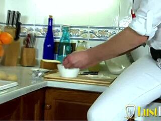 Cristal Rose Fucks Huge Cock In Kitchen