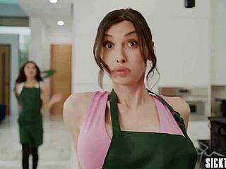 sexy big ass teen 18+ worker leana lovings sucked shemale colleagues big cock